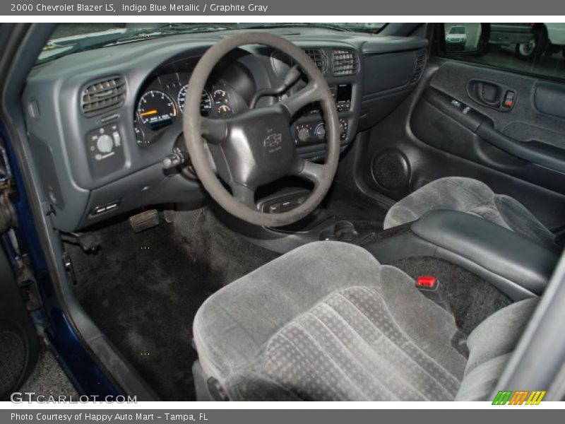 Indigo Blue Metallic / Graphite Gray 2000 Chevrolet Blazer LS