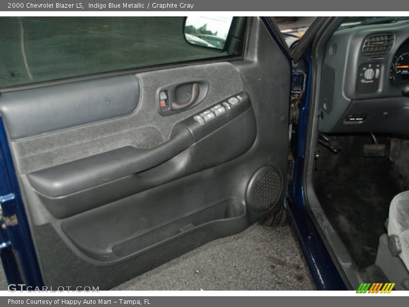 Indigo Blue Metallic / Graphite Gray 2000 Chevrolet Blazer LS