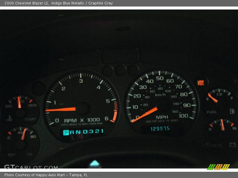 Indigo Blue Metallic / Graphite Gray 2000 Chevrolet Blazer LS