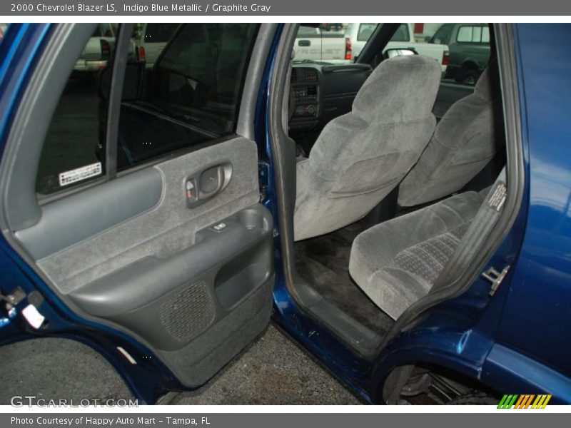 Indigo Blue Metallic / Graphite Gray 2000 Chevrolet Blazer LS
