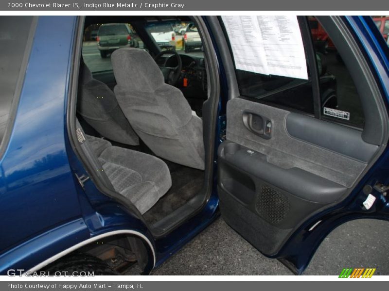 Indigo Blue Metallic / Graphite Gray 2000 Chevrolet Blazer LS