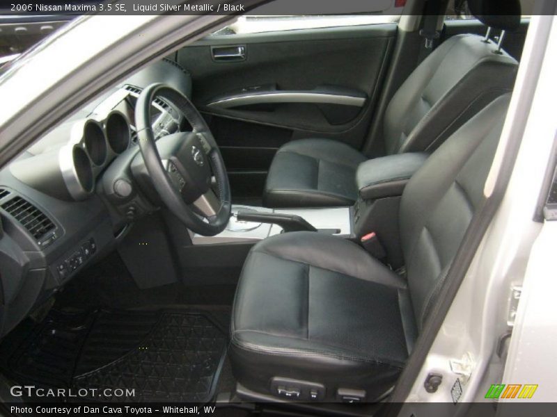 Liquid Silver Metallic / Black 2006 Nissan Maxima 3.5 SE