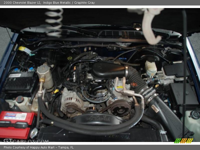 Indigo Blue Metallic / Graphite Gray 2000 Chevrolet Blazer LS