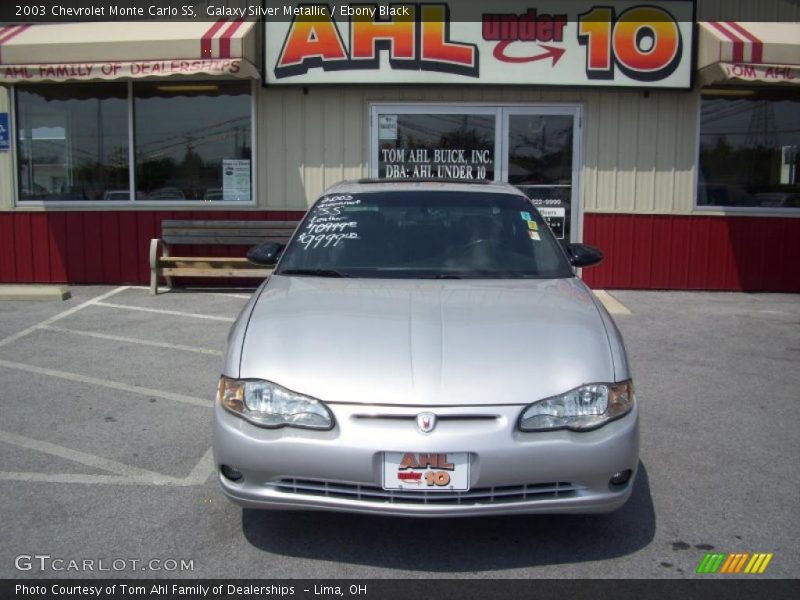 Galaxy Silver Metallic / Ebony Black 2003 Chevrolet Monte Carlo SS