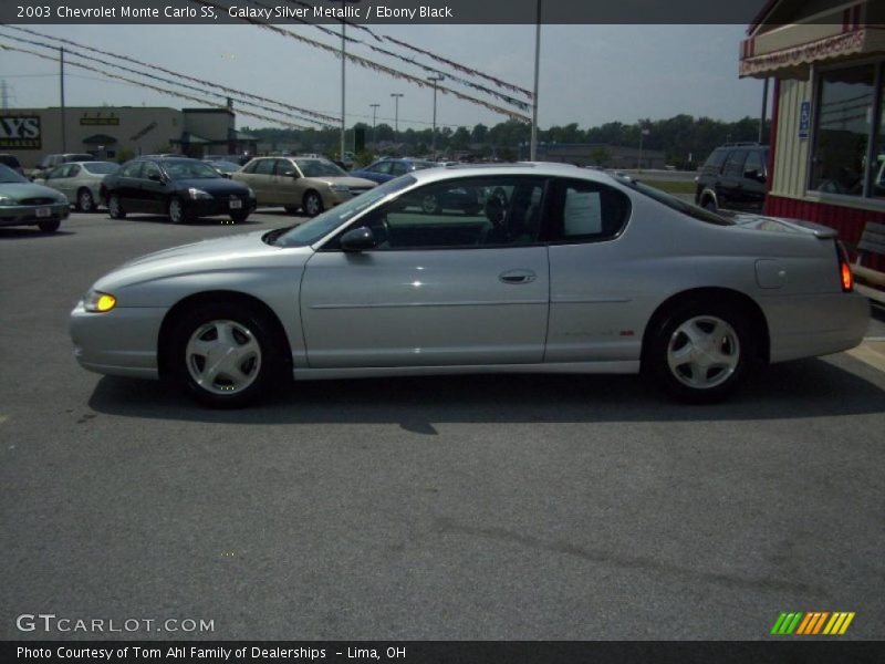 Galaxy Silver Metallic / Ebony Black 2003 Chevrolet Monte Carlo SS