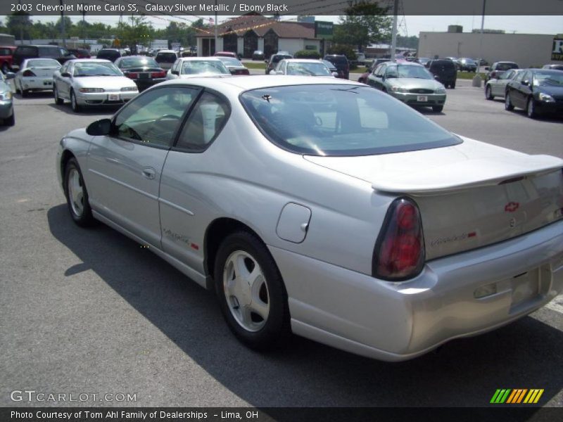 Galaxy Silver Metallic / Ebony Black 2003 Chevrolet Monte Carlo SS