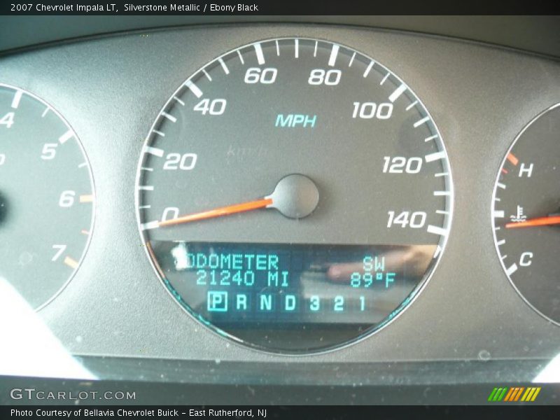Silverstone Metallic / Ebony Black 2007 Chevrolet Impala LT