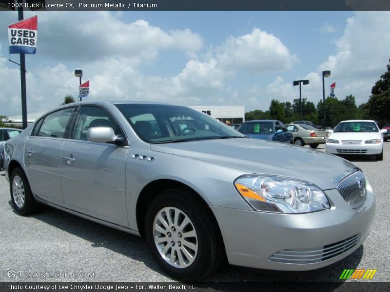 Platinum Metallic / Titanium 2008 Buick Lucerne CX