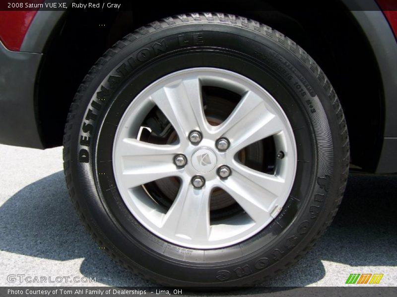 Ruby Red / Gray 2008 Saturn VUE XE