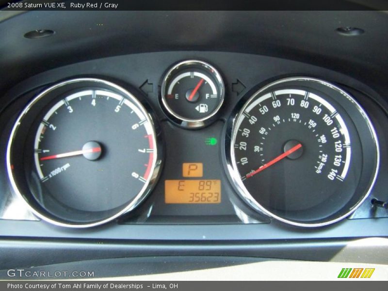 Ruby Red / Gray 2008 Saturn VUE XE