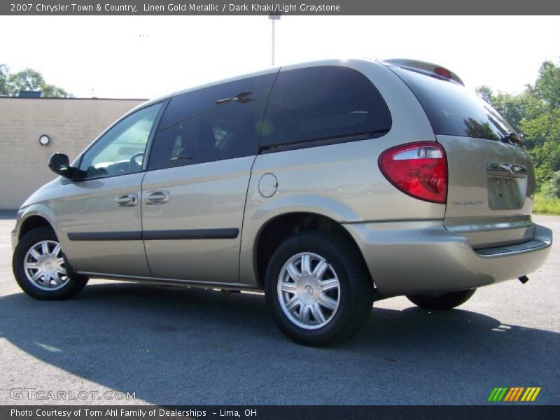 Linen Gold Metallic / Dark Khaki/Light Graystone 2007 Chrysler Town & Country