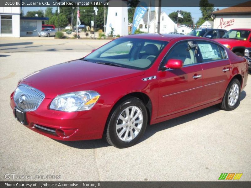 Crystal Red Tintcoat / Titanium 2010 Buick Lucerne CXL