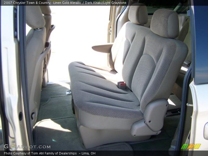 Linen Gold Metallic / Dark Khaki/Light Graystone 2007 Chrysler Town & Country