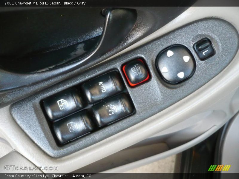 Black / Gray 2001 Chevrolet Malibu LS Sedan