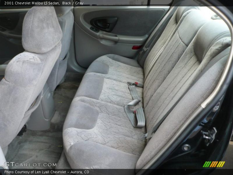 Black / Gray 2001 Chevrolet Malibu LS Sedan