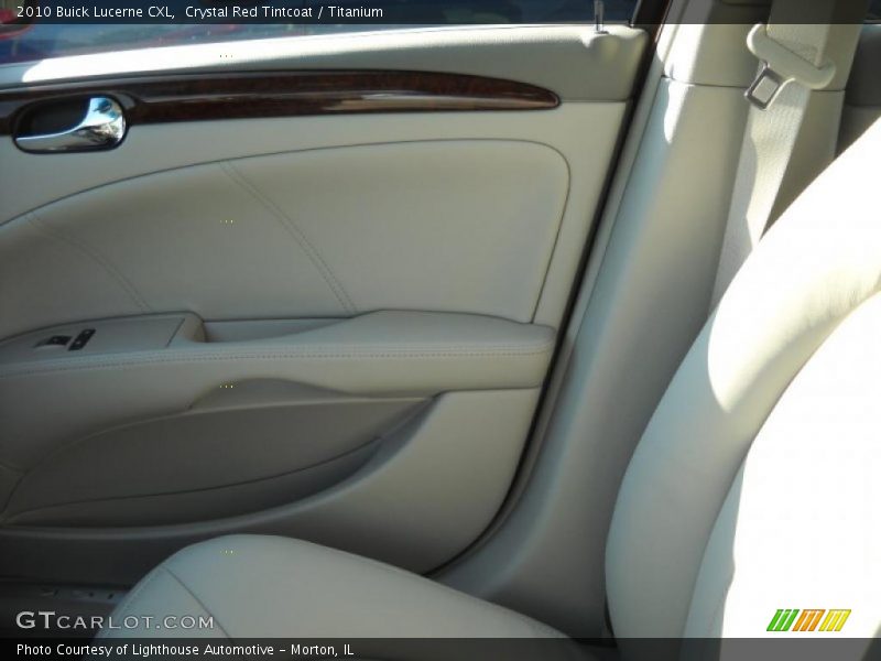 Crystal Red Tintcoat / Titanium 2010 Buick Lucerne CXL