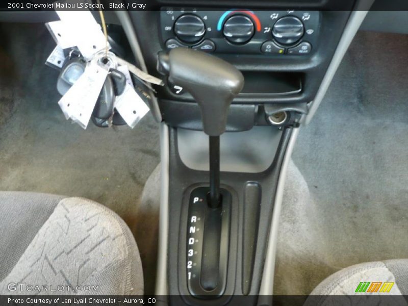 Black / Gray 2001 Chevrolet Malibu LS Sedan