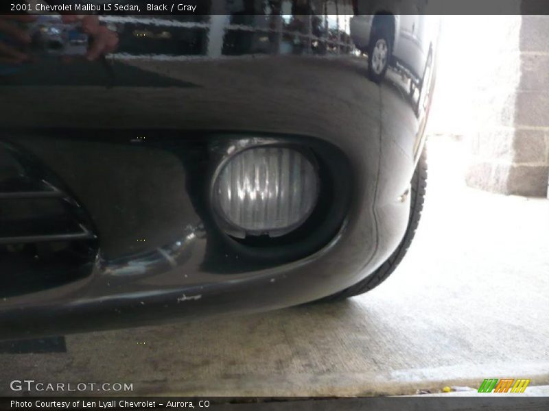 Black / Gray 2001 Chevrolet Malibu LS Sedan