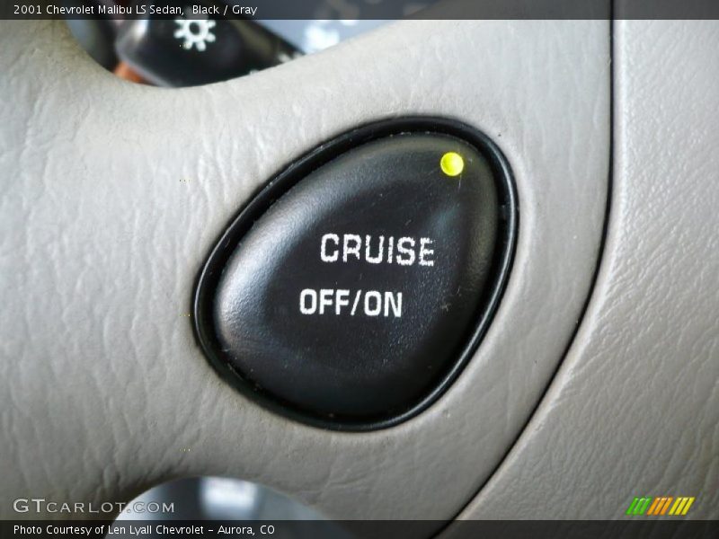 Black / Gray 2001 Chevrolet Malibu LS Sedan