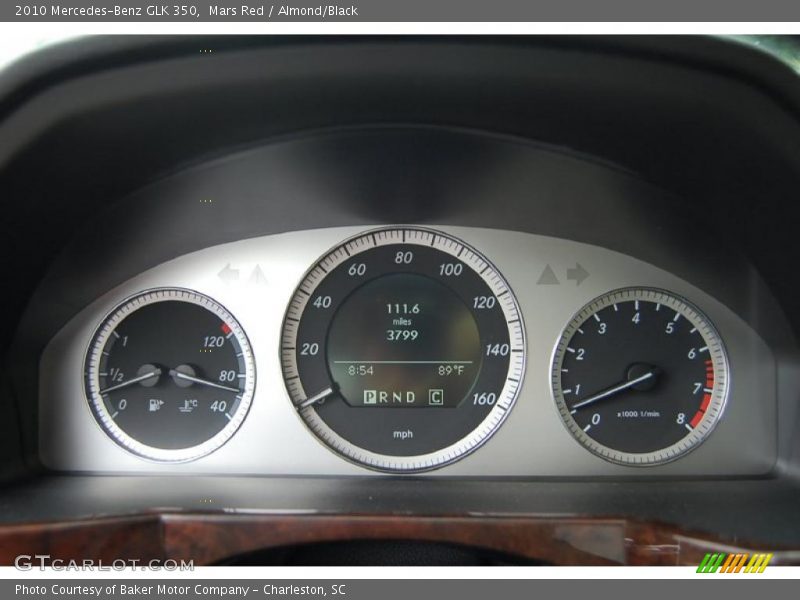 Mars Red / Almond/Black 2010 Mercedes-Benz GLK 350