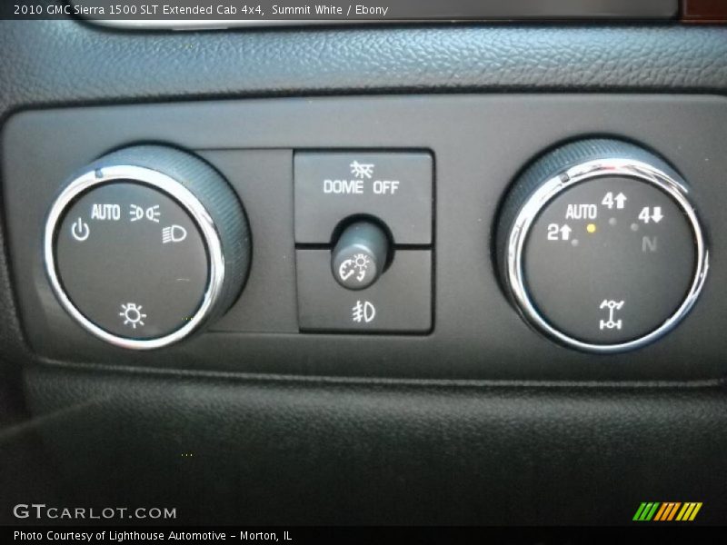 Summit White / Ebony 2010 GMC Sierra 1500 SLT Extended Cab 4x4