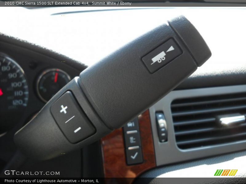 Summit White / Ebony 2010 GMC Sierra 1500 SLT Extended Cab 4x4