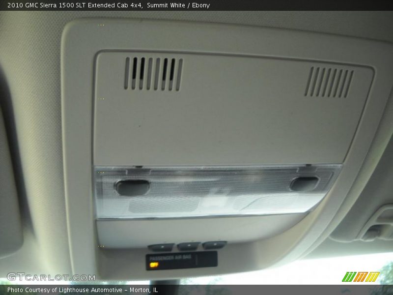 Summit White / Ebony 2010 GMC Sierra 1500 SLT Extended Cab 4x4