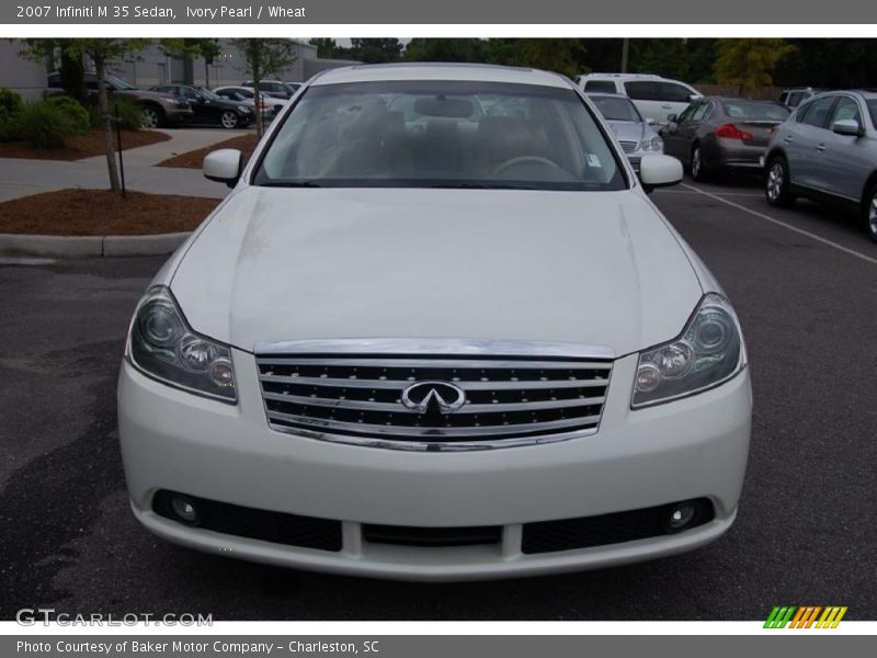 Ivory Pearl / Wheat 2007 Infiniti M 35 Sedan