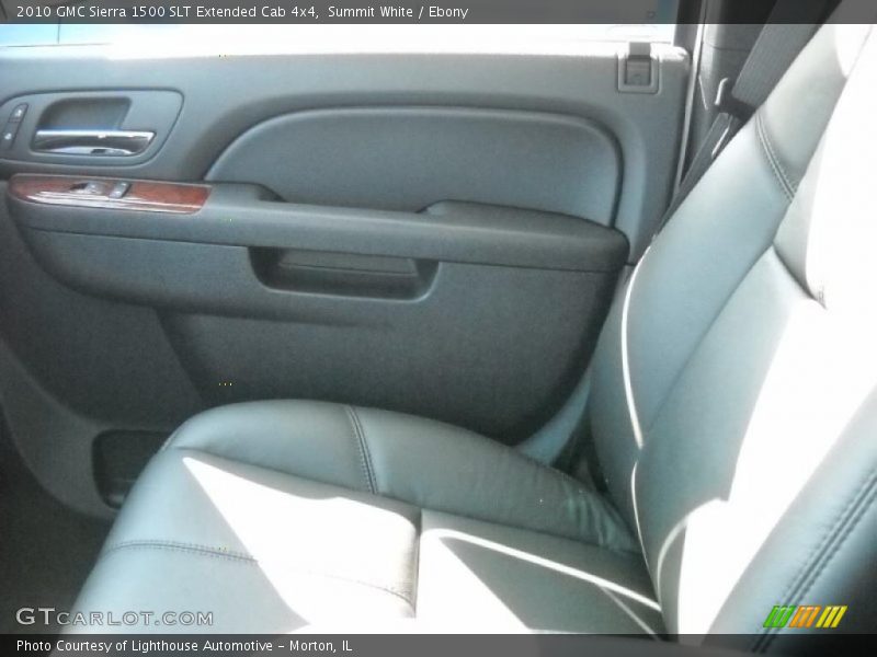 Summit White / Ebony 2010 GMC Sierra 1500 SLT Extended Cab 4x4