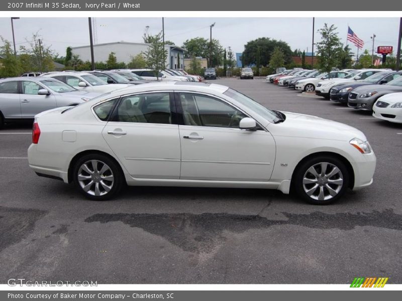 Ivory Pearl / Wheat 2007 Infiniti M 35 Sedan