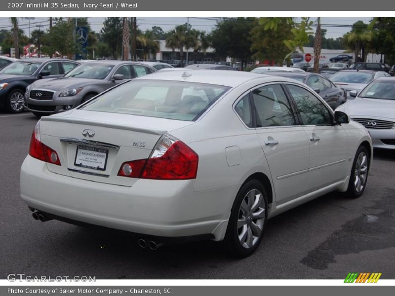 Ivory Pearl / Wheat 2007 Infiniti M 35 Sedan
