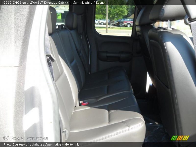 Summit White / Ebony 2010 GMC Sierra 1500 SLT Extended Cab 4x4