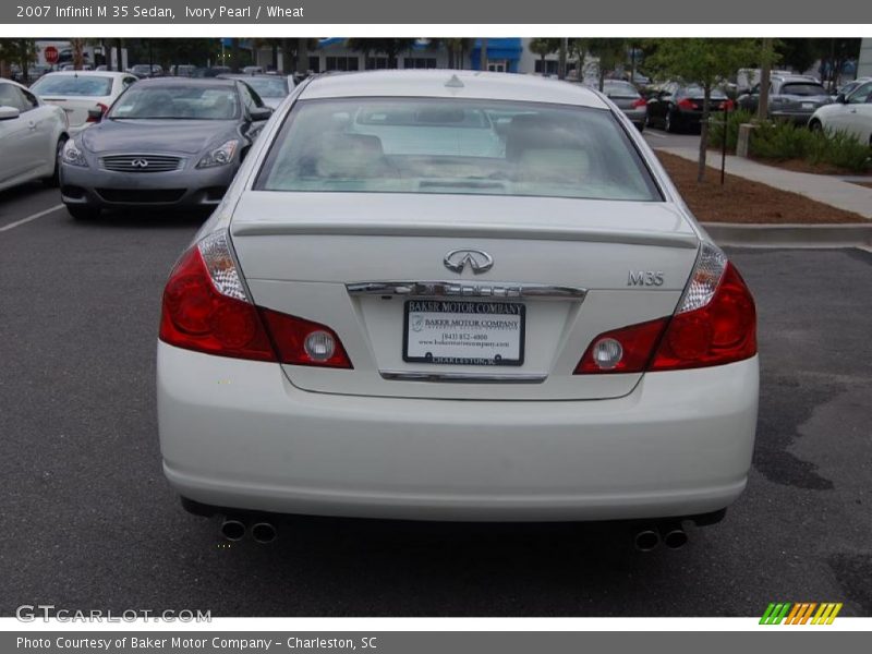 Ivory Pearl / Wheat 2007 Infiniti M 35 Sedan