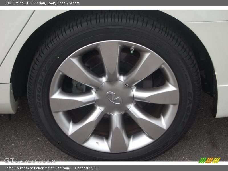 Ivory Pearl / Wheat 2007 Infiniti M 35 Sedan