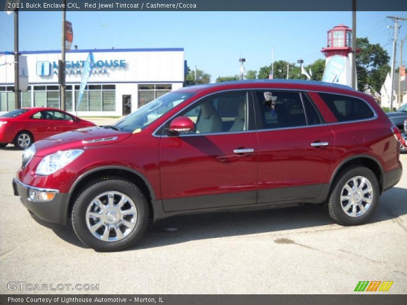 Red Jewel Tintcoat / Cashmere/Cocoa 2011 Buick Enclave CXL