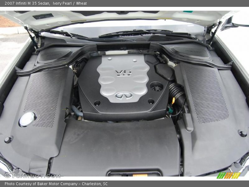 Ivory Pearl / Wheat 2007 Infiniti M 35 Sedan
