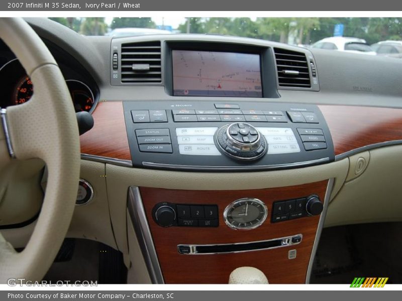 Ivory Pearl / Wheat 2007 Infiniti M 35 Sedan