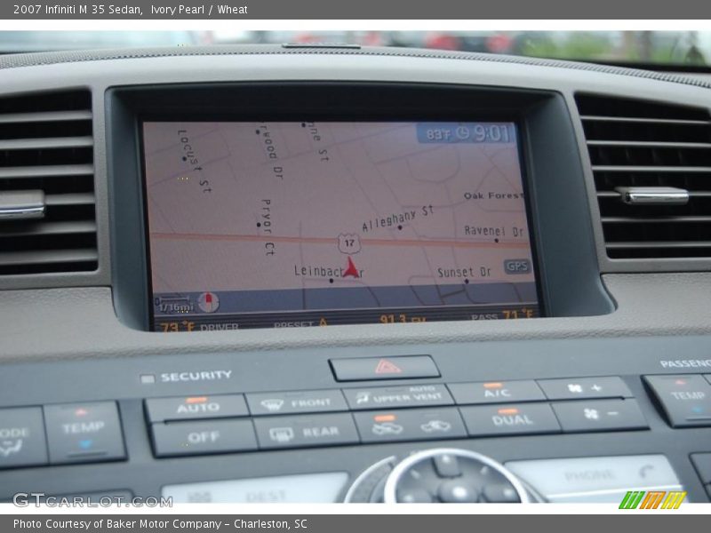 Ivory Pearl / Wheat 2007 Infiniti M 35 Sedan