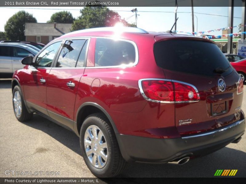 Red Jewel Tintcoat / Cashmere/Cocoa 2011 Buick Enclave CXL