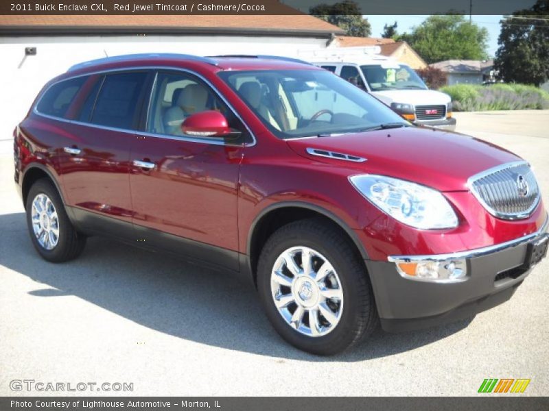 Red Jewel Tintcoat / Cashmere/Cocoa 2011 Buick Enclave CXL
