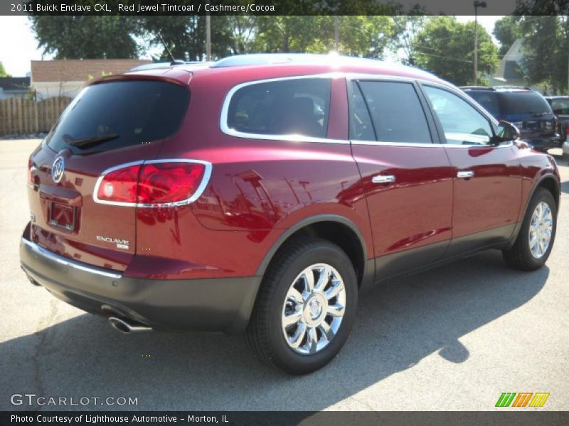 Red Jewel Tintcoat / Cashmere/Cocoa 2011 Buick Enclave CXL