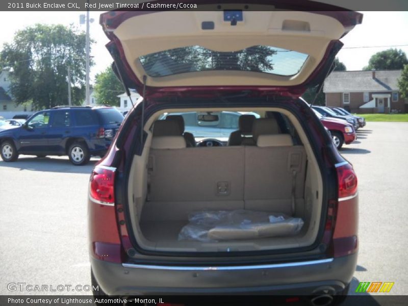 Red Jewel Tintcoat / Cashmere/Cocoa 2011 Buick Enclave CXL