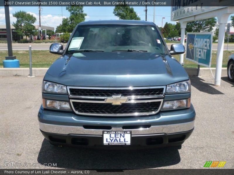 Blue Granite Metallic / Dark Charcoal 2007 Chevrolet Silverado 1500 Classic LS Crew Cab 4x4