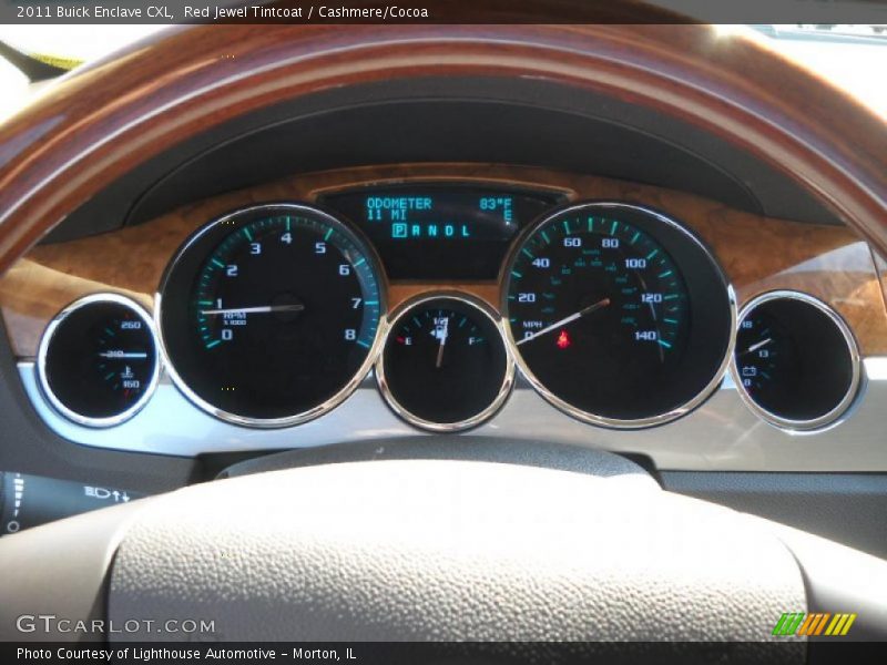 Red Jewel Tintcoat / Cashmere/Cocoa 2011 Buick Enclave CXL