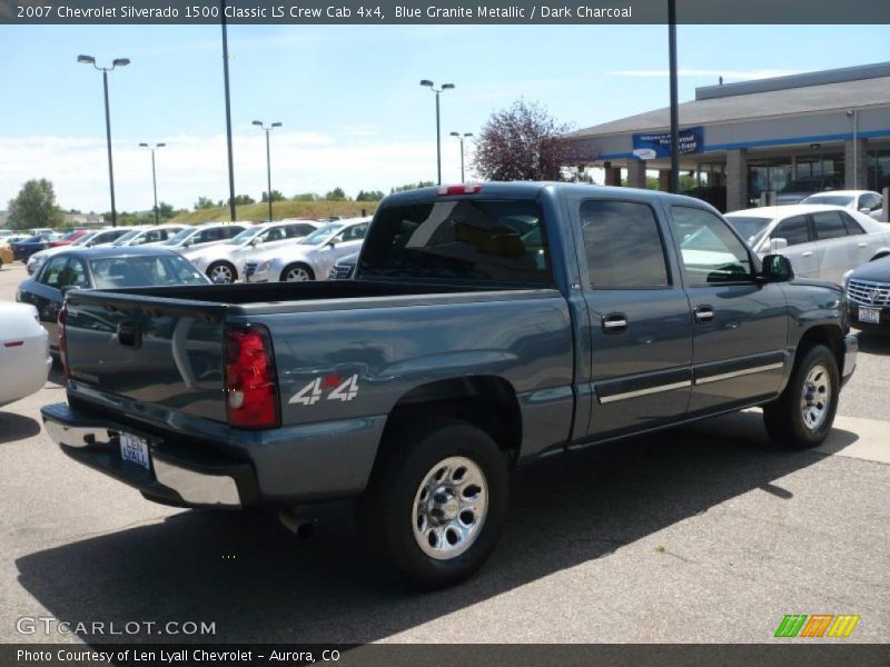 Blue Granite Metallic / Dark Charcoal 2007 Chevrolet Silverado 1500 Classic LS Crew Cab 4x4