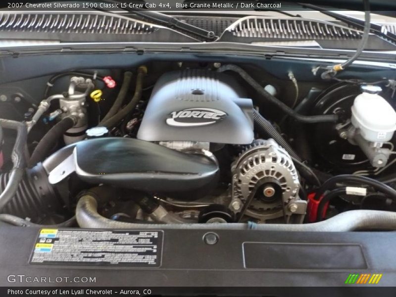 Blue Granite Metallic / Dark Charcoal 2007 Chevrolet Silverado 1500 Classic LS Crew Cab 4x4
