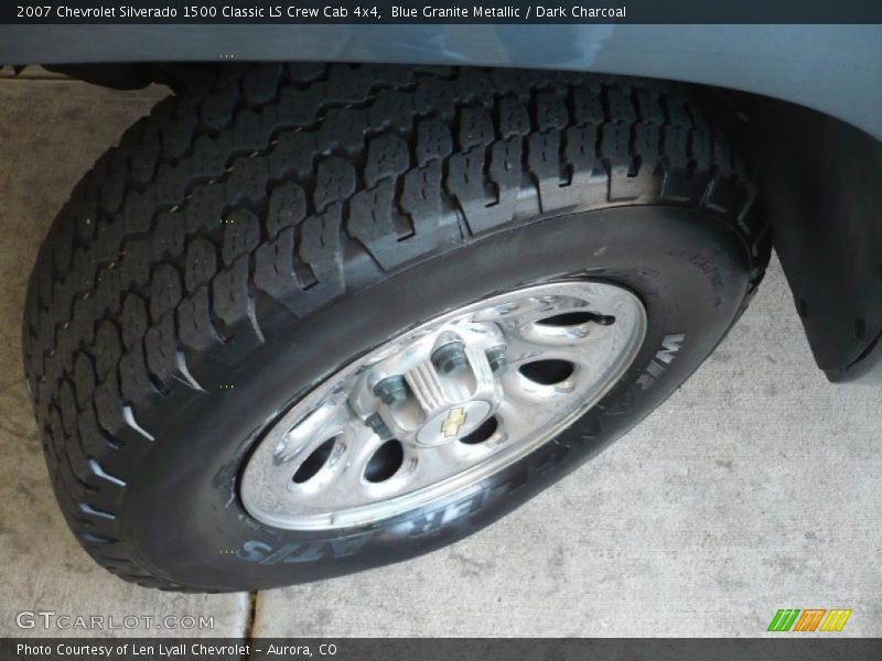 Blue Granite Metallic / Dark Charcoal 2007 Chevrolet Silverado 1500 Classic LS Crew Cab 4x4