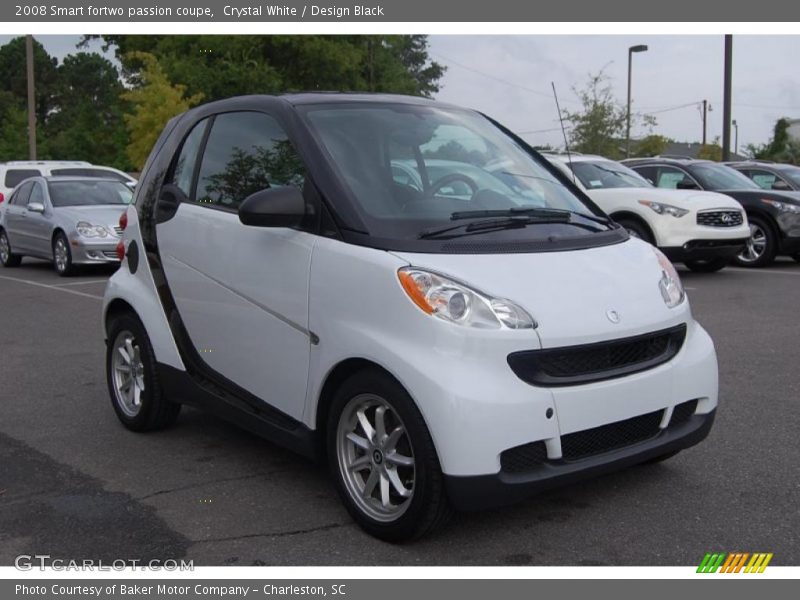 Crystal White / Design Black 2008 Smart fortwo passion coupe