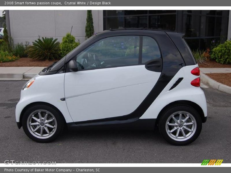 Crystal White / Design Black 2008 Smart fortwo passion coupe
