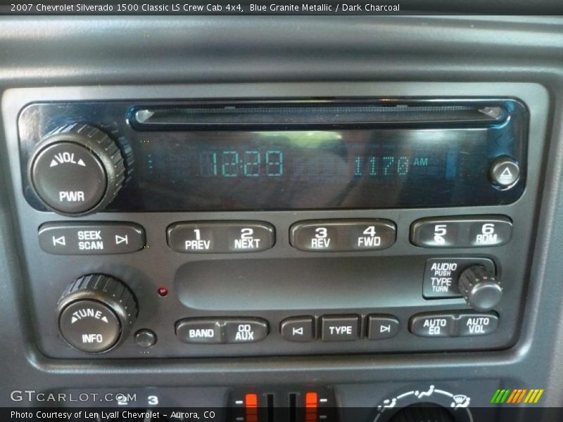 Blue Granite Metallic / Dark Charcoal 2007 Chevrolet Silverado 1500 Classic LS Crew Cab 4x4